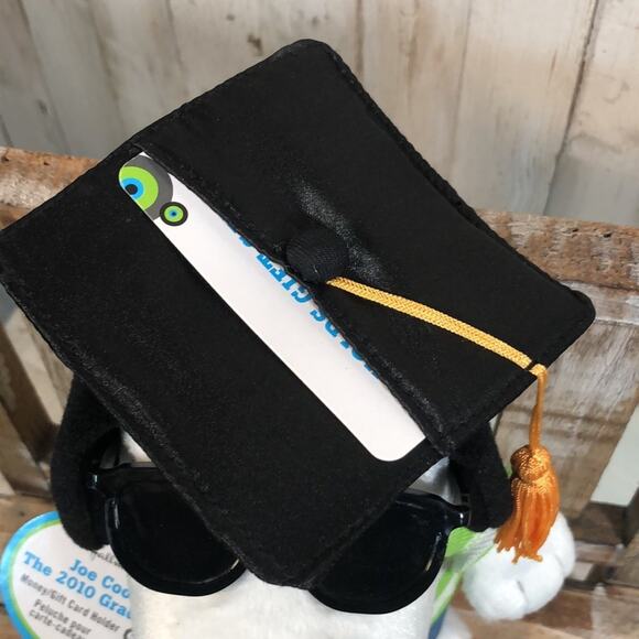 NWT Hallmark 2010 Graduate Snoopy Gift Card Holder Plush - Stands on his own! - Picture 3 of 7